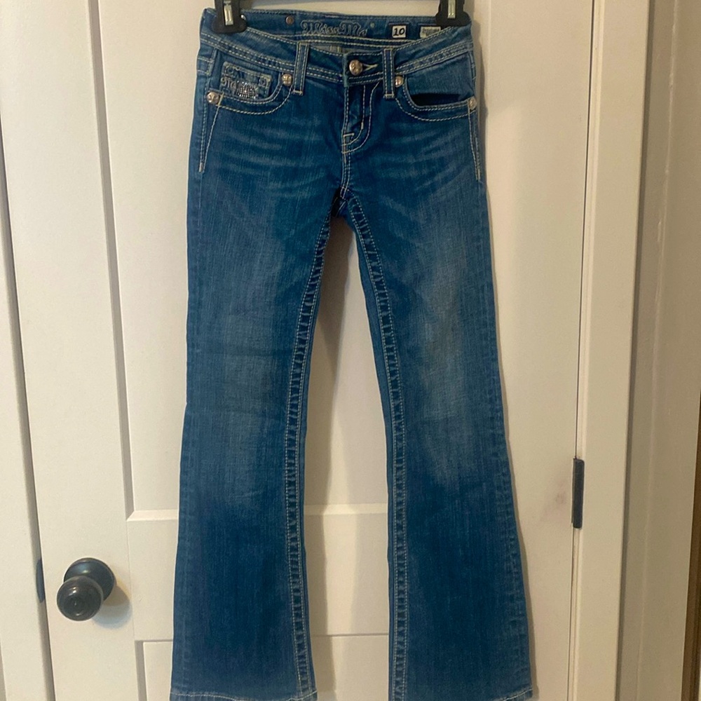 Girls Miss Me jeans size 10
